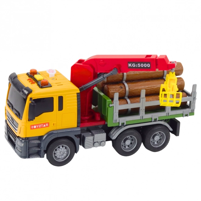 Yellow Wooden Crane 1:14