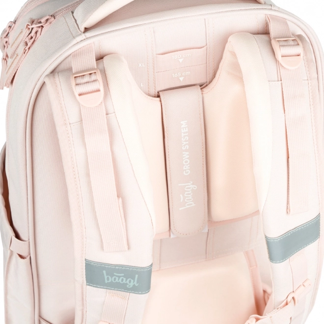 Sac à dos scolaire BAAGL Skate Max Creamy
