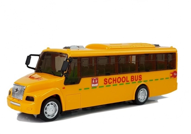 School Bus with Pull-Back Lights and Sounds