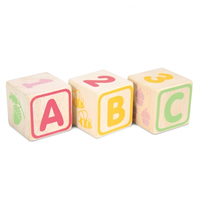 Multifunctional Wooden Alphabet Blocks by Le Toy Van