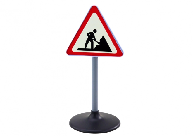 Large Road Work Warning Sign