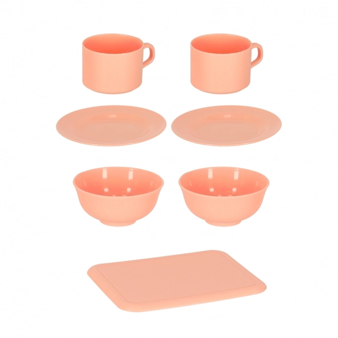 Toy Kitchen Sink Set with Accessories Pink