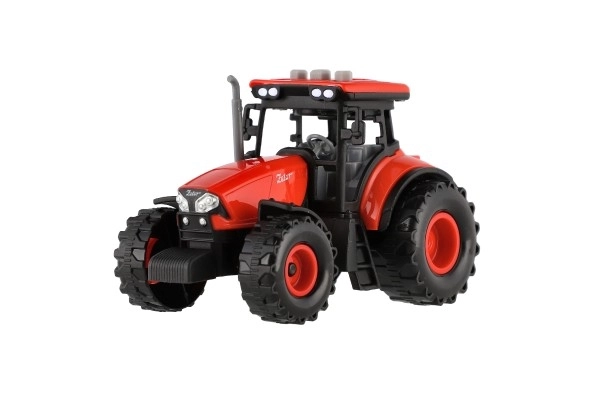 Plastic Zetor Tractor with Light and Sound 9x14cm