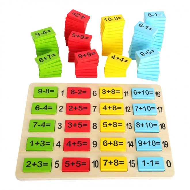 Mathematical Brick Set with Operations