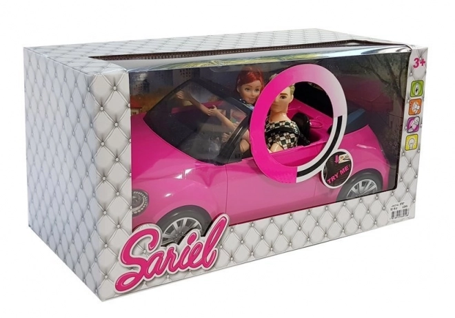 Doll Sports Car with Sound and Light