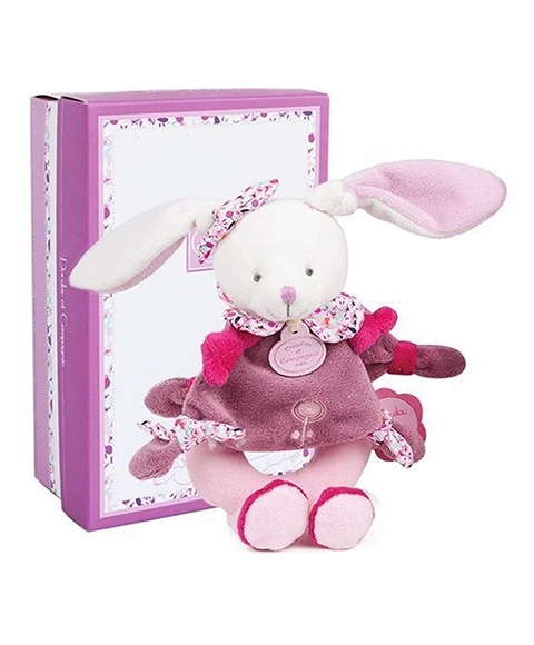 Doudou Gift Set - Plush Bunny Rattle