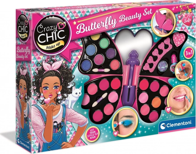 Crazy Chic Butterfly Makeup Set