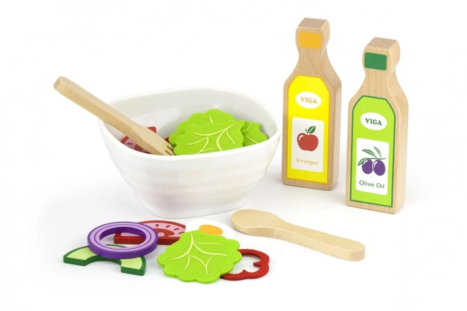 Wooden Salad Set