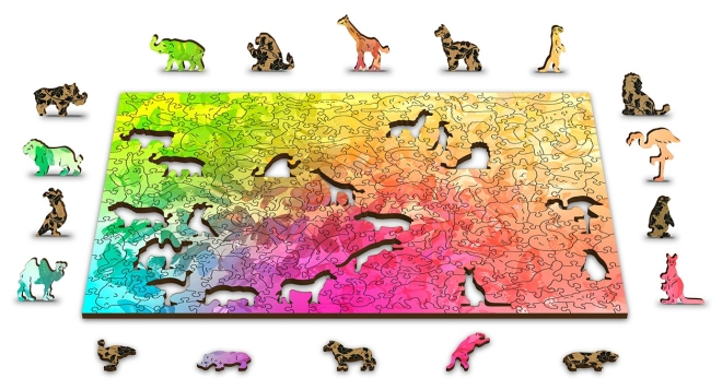 Double-sided puzzle 2-in-1