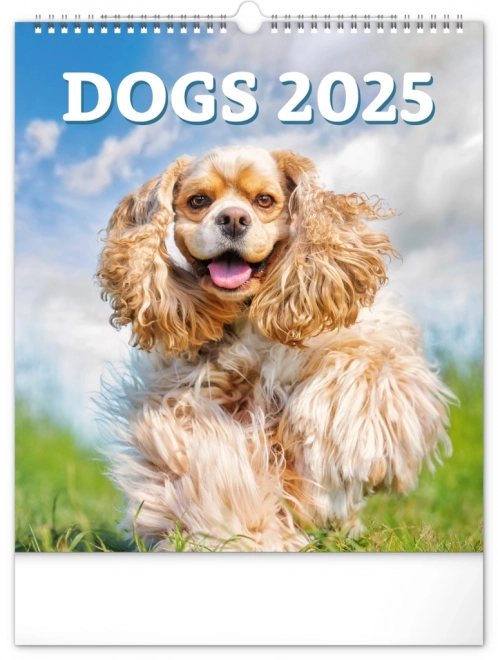 Notique Wall Calendar Dogs 2025