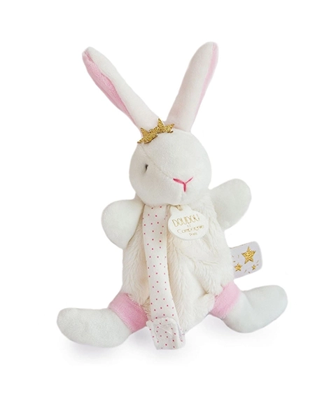 Baby Comfort Cuddle Rabbit Toy with Pacifier Holder