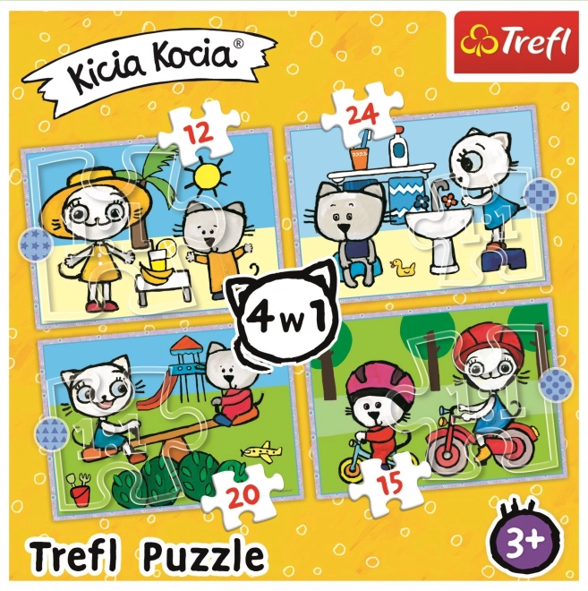 Kicia Kocia Day Puzzles by Trefl