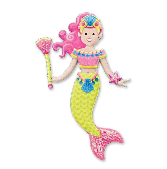 Melissa & Doug Reusable Puffy Stickers Mermaids