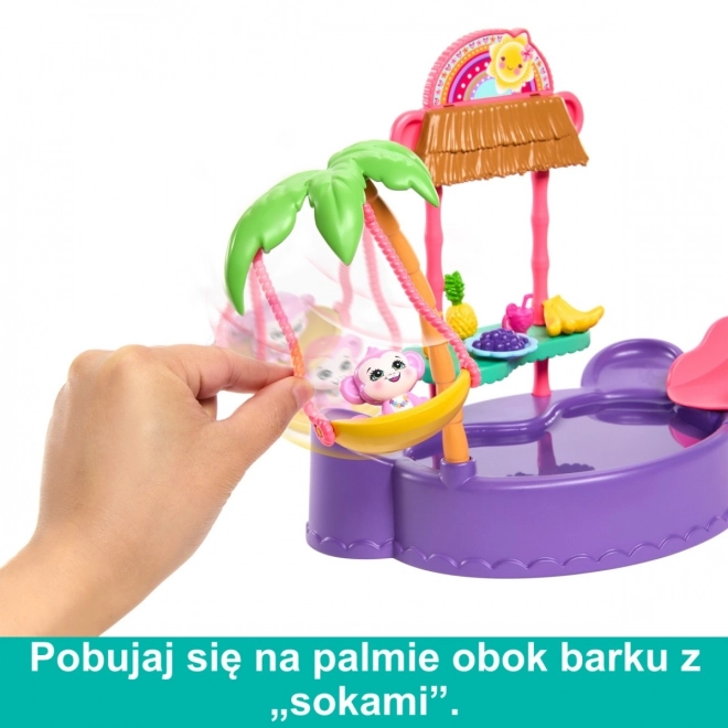 Enchantimals Tropical Pool Set with Monkey Doll