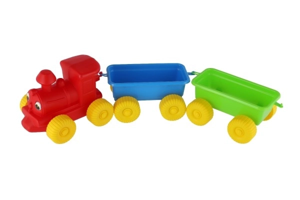 Plastic Train Set with 2 Carriages