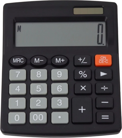 Office calculator with large display black