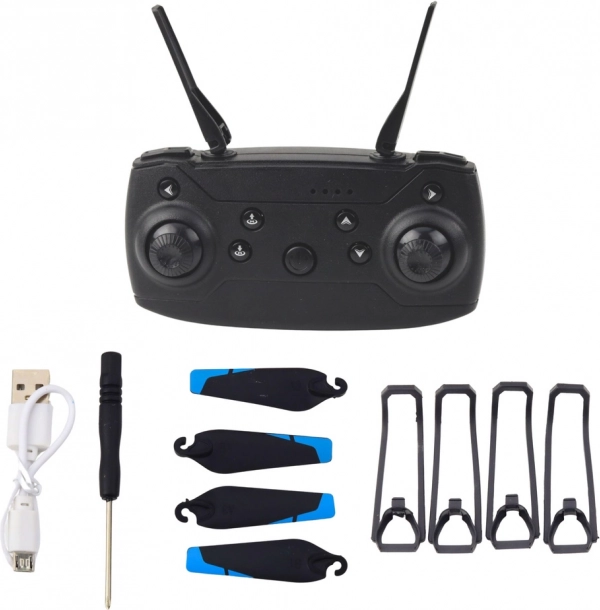 Drohne mit Kamera LU800 LED Lichter blau