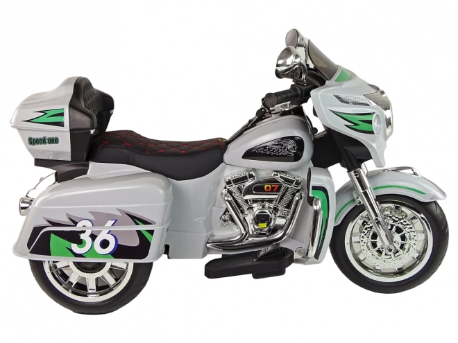 Battery-Powered Tricycle Goldwing Gray