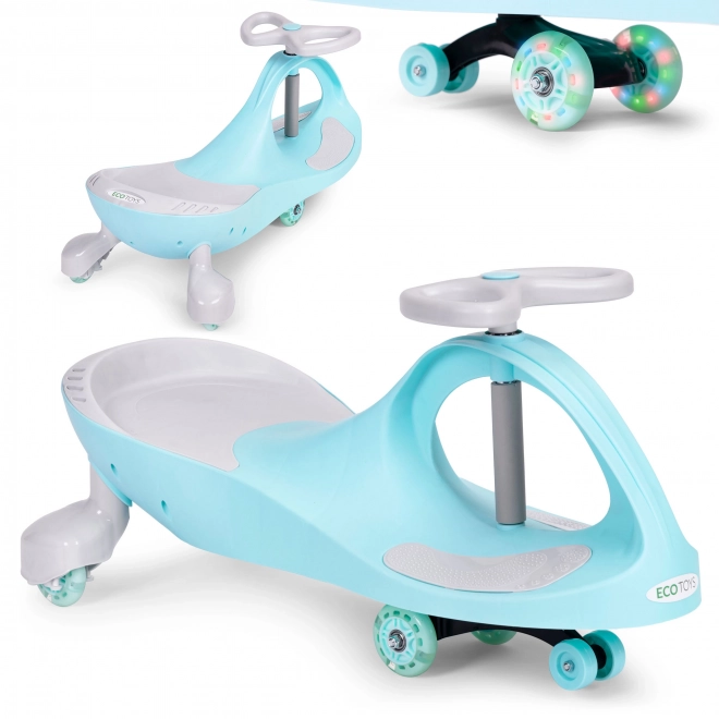 Blue Wiggle Car Ride-On Toy with LED Wheels