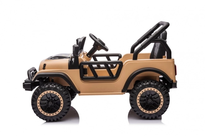 Battery-Powered Ride-On Car Khaki 24V