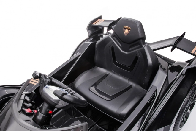 Battery-Powered Lamborghini GT Black Ride-On Car