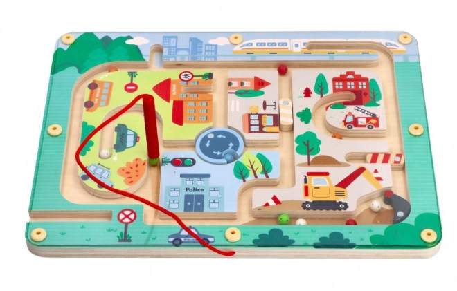 Magnetic Maze for Vehicles