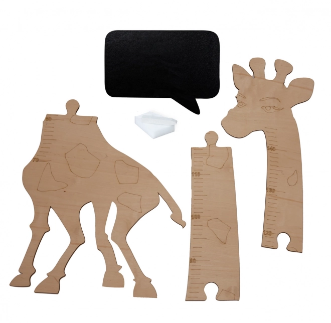 Wooden Growth Chart - Giraffe Design