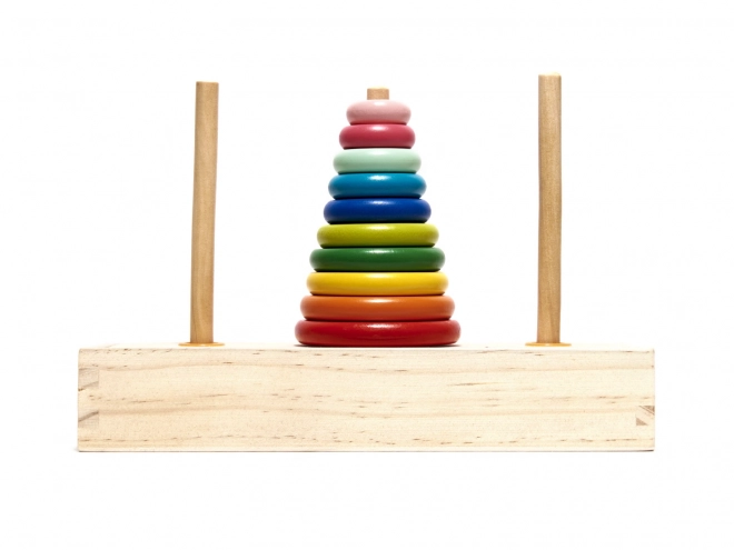 Wooden Tower Pyramid Stacker