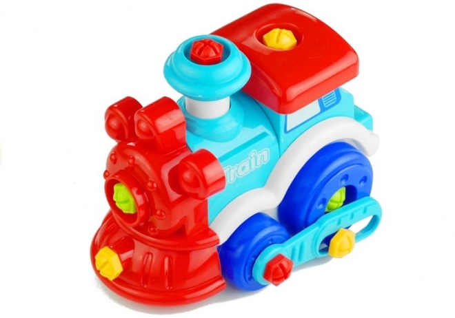 Colorful Modifiable Train Set for Kids