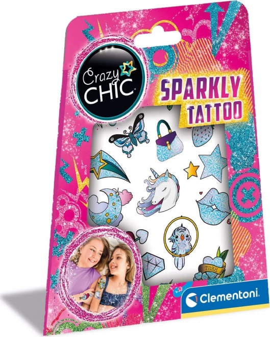 Glittering Tattoos Set