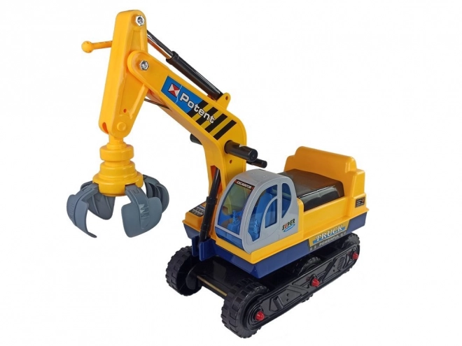 Ride-on Excavator with Moving Arm