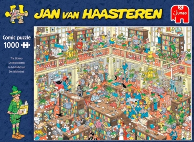 Jumbo Puzzle Jan Van Haasteren Library 1000 Pieces