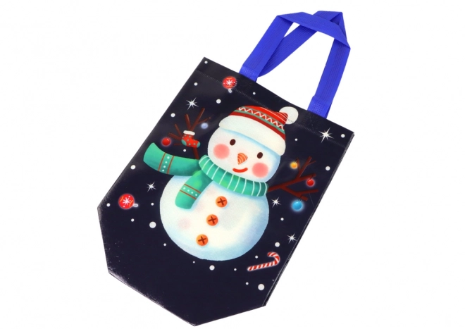 Gift Bag with Snowman Motif