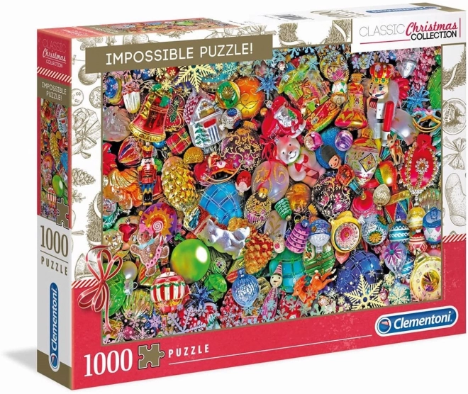 Clementoni Puzzle Impossible: Sparkling Christmas 1000 Pieces