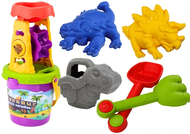 Dinosaur Beach Set with Mill