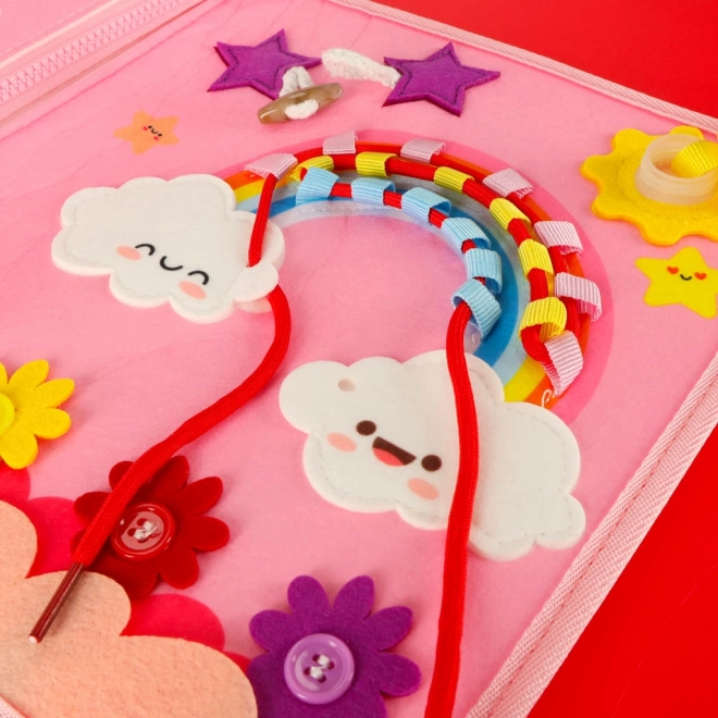 Pink Montessori Sensory Backpack