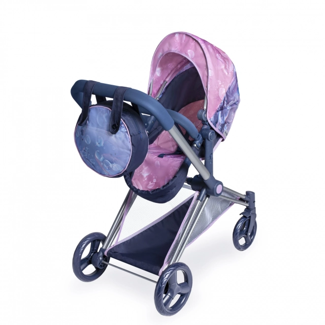 Folding Doll Stroller 3 in 1 with Bag Magic Bubble