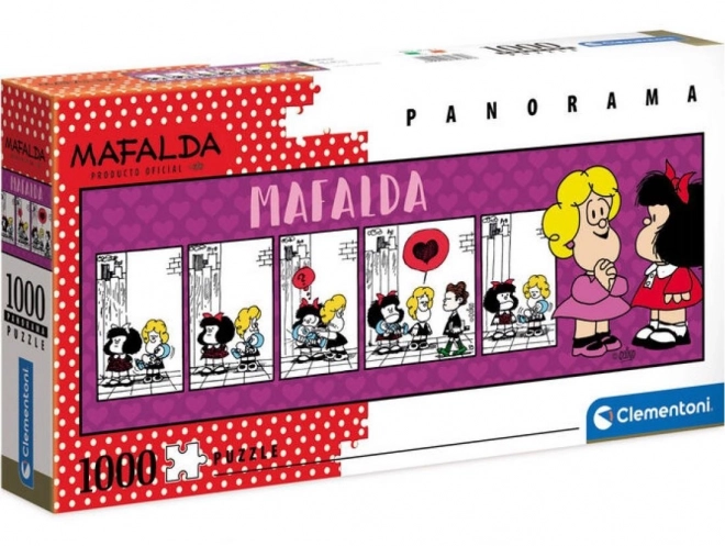 Clementoni Mafalda Panoramic Puzzle 1000 Pieces