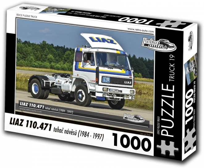 Retro Cars Puzzle Liaz Truck 1000 Pieces