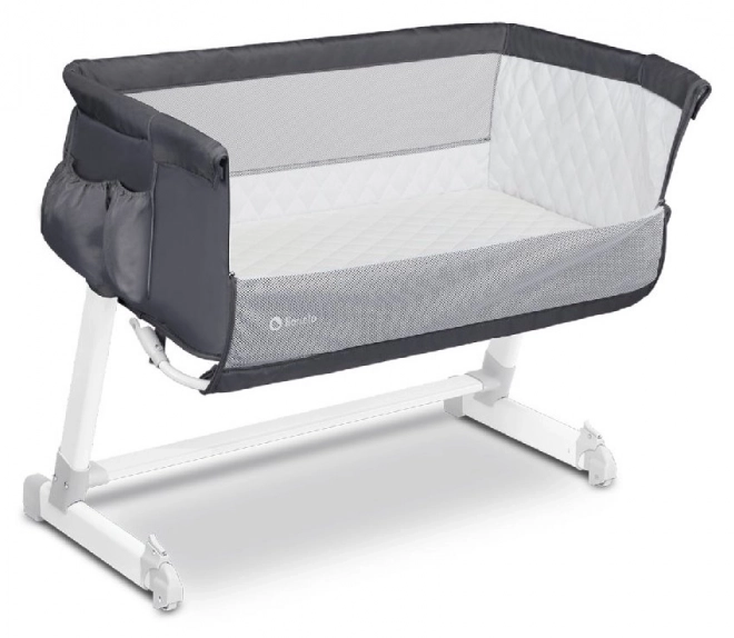 Lionelo Convertible Infant Crib Theo 3-in-1 Dark Grey