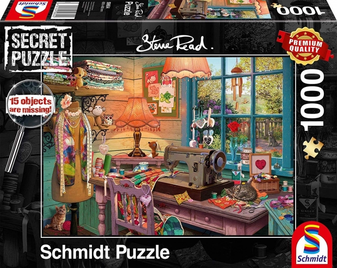 Schmidt Secret Puzzle Sewing Workshop 1000 Pieces