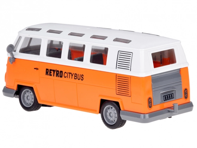 Illuminated Retro City Bus with Remote Control