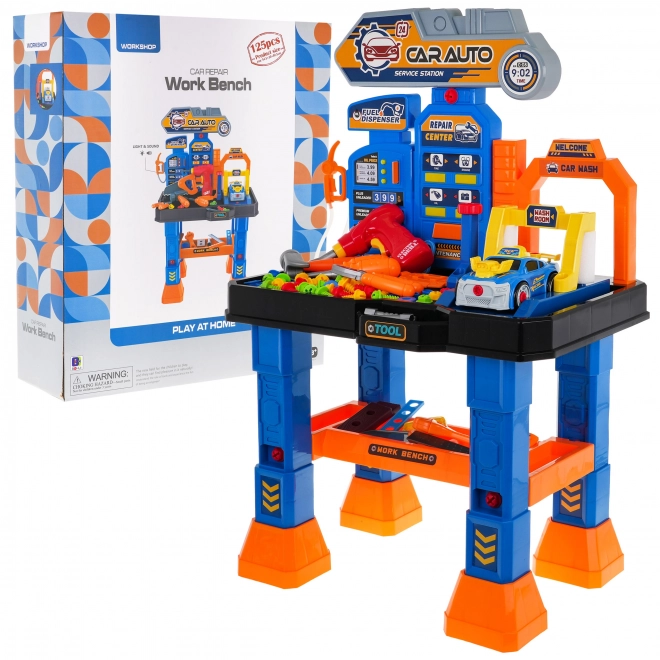 Interactive 4-in-1 Car Workshop for Kids