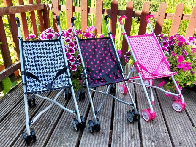 Lightweight Doll Stroller with Star Pattern