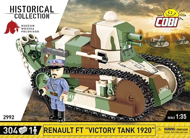 Cobi Great War Renault FT Victory Tank Model