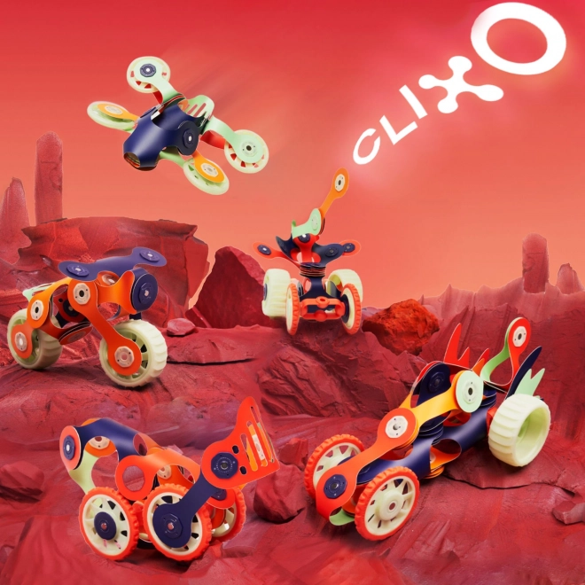 Clixo Mars Rovers Magnetic Building Set