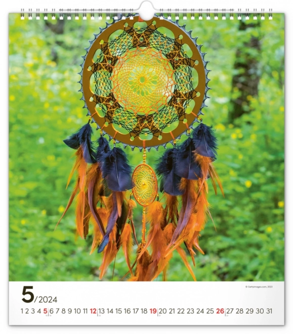 Wall Calendar Dreamcatcher 2024