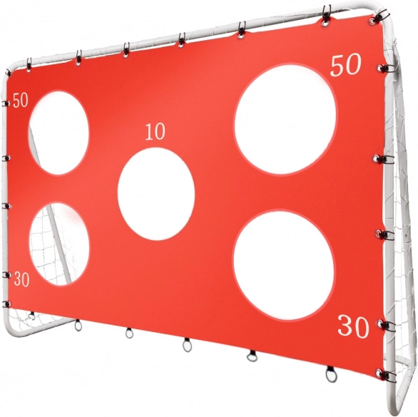 Children's Soccer Goal with Target Net 2-in-1 215 x 153 x 76 cm