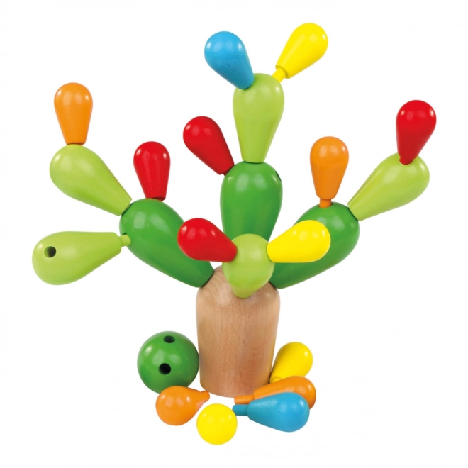 Wooden Balancing Game Cactus