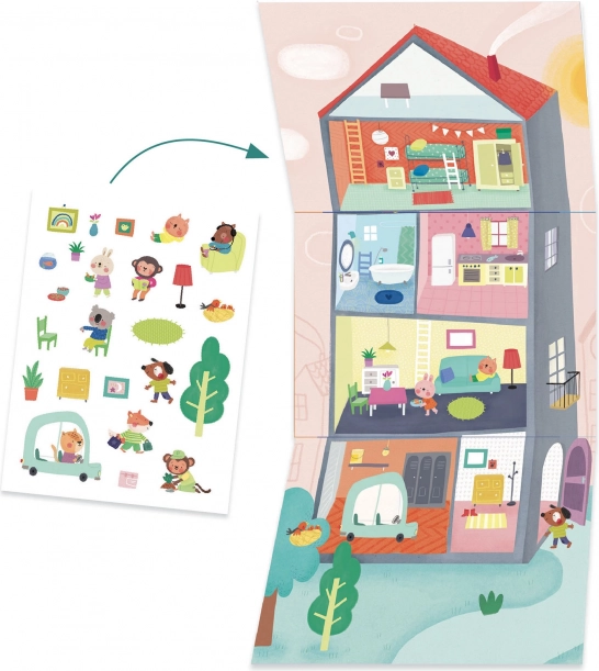 DJECO Creative Set House Full of Animals